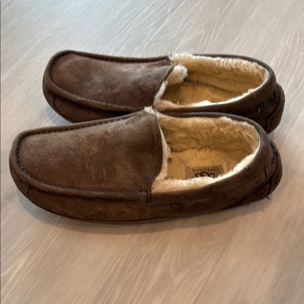 UGG Brown Cozy Slip-On Loafers
